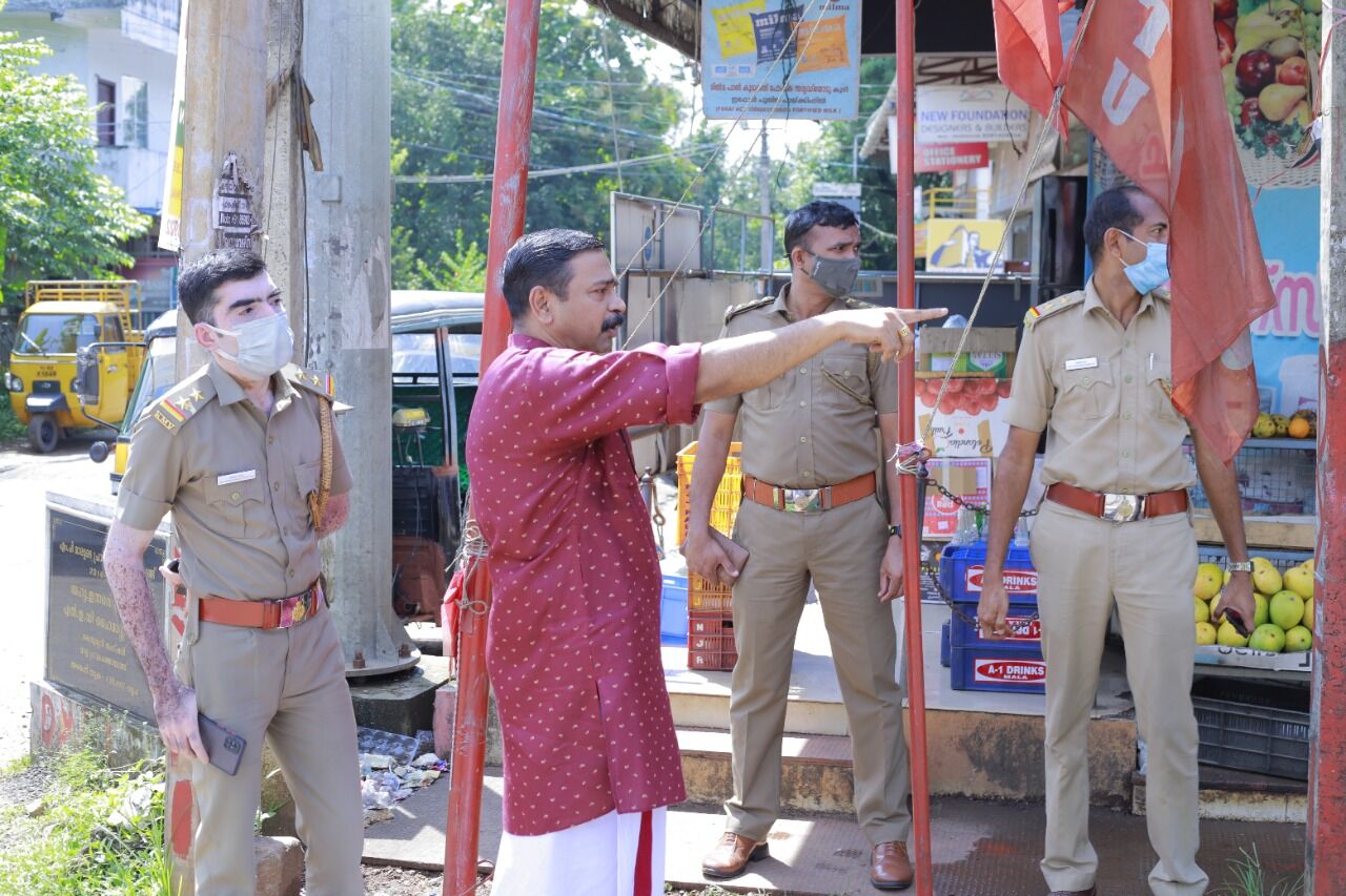 മാളയിലെ അപകട സാധ്യതയുള്ളയിടങ്ങളില്‍   മോട്ടോര്‍ വാഹന വകുപ്പ് പരിശോധന