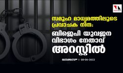 സമൂഹ മാധ്യമത്തിലൂടെ പ്രവാചക നിന്ദ:  കാന്‍പൂരില്‍ ബിജെപി യുവജന വിഭാഗം നേതാവ് അറസ്റ്റില്‍