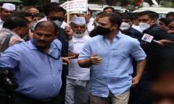 രാഹുല്‍ ഗാന്ധി ഇ ഡിക്ക് മുന്നില്‍ ഹാജരായി;വന്‍ പ്രതിഷേധം,പ്രവര്‍ത്തകരെ പോലിസ് അറസ്റ്റ് ചെയ്തു