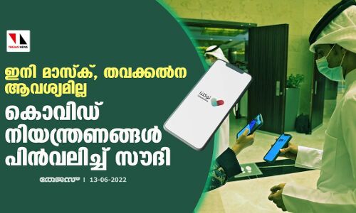 ഇനി മാസ്‌ക്, തവക്കല്‍ന ആവശ്യമില്ല; കൊവിഡ് നിയന്ത്രണങ്ങള്‍ പിന്‍വലിച്ച് സൗദി