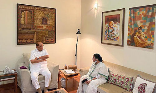 രാഷ്ട്രപതി തിരഞ്ഞെടുപ്പ്: മമതയും ശരത്പവാറും കൂടിക്കാഴ്ച നടത്തി