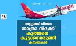 രാജ്യത്ത് വിമാന യാത്രാ നിരക്ക് കുത്തനെ കൂട്ടാനൊരുങ്ങി കമ്പനികള്‍