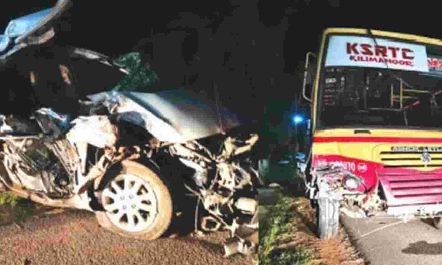 തിരുവനന്തപുരത്ത് ബസ്സും കാറും കൂട്ടിയിടിച്ച് മൂന്ന് പേര്ക്ക് പരിക്ക് തിരുവനന്തപുരത്ത് ബസ്സും കാറും കൂട്ടിയിടിച്ച് മൂന്ന് പേര്ക്ക് പരിക്ക്