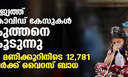 രാജ്യത്ത് കൊവിഡ് കേസുകള്‍ കുത്തനെ കൂടുന്നു; 24 മണിക്കൂറിനിടെ 12,781 പേര്‍ക്ക് വൈറസ് ബാധ