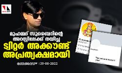 മുഹമ്മദ് സുബൈറിന്റെ അറസ്റ്റിലേക്ക് നയിച്ച ട്വിറ്റര്‍ അക്കൗണ്ട് അപ്രത്യക്ഷമായി