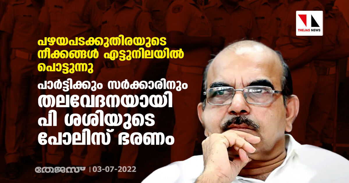 പഴയപടക്കുതിരയുടെ നീക്കങ്ങള്‍ എട്ടുനിലയില്‍ പൊട്ടുന്നു; പാര്‍ട്ടിക്കും സര്‍ക്കാരിനും തലവേദനയായി പി ശശിയുടെ പോലിസ് ഭരണം