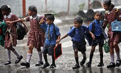 മഴ: കണ്ണൂര്‍, കാസര്‍കോട് ജില്ലകളിലെ വിദ്യാലയങ്ങള്‍ക്ക് ഇന്ന് അവധി