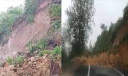 മൂന്നാറില്‍ മണ്ണിടിച്ചില്‍;കൊച്ചി ധനുഷ്‌കോടി ദേശീയപാതയില്‍ ഗതാഗത തടസം