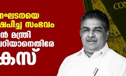 ഭരണഘടനയെ അധിക്ഷേപിച്ച സംഭവം: മുന്‍ മന്ത്രി സജി ചെറിയാനെതിരേ കേസ്