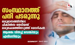 സംസ്ഥാനത്ത് പനി പടരുന്നു; ഒരുമാസത്തിനിടെ ചികില്‍സ തേടിയത് ഒരുലക്ഷത്തിനടുത്ത് രോഗികള്‍, ആശങ്ക വിതച്ച് ഡെങ്കിയും എലിപ്പനിയും