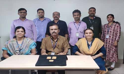കണ്ണൂര്‍ വിമാനത്താവളത്തില്‍ വീണ്ടും സ്വര്‍ണവേട്ട;44.93 ലക്ഷം രൂപയുടെ സ്വര്‍ണം പിടിച്ചെടുത്തു
