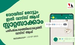 വോയിസ് നോട്ടും ഇനി വാട്‌സ് ആപ്പ് സ്റ്റാറ്റസാക്കാം; പരിഷ്‌കാരത്തിനൊരുങ്ങി വാട്‌സ് ആപ്പ്