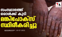സംസ്ഥാനത്ത് ഒരാള്‍ക്ക് കൂടി മങ്കിപോക്‌സ് സ്ഥിരീകരിച്ചു