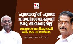 പുലയാട്ടിന് പുലയ ജനവിഭാഗവുമായി ഒരു ബന്ധവുമില്ല; ശബ്ദതാരാവലിയുമായി കെ കെ ശിവരാമന്‍
