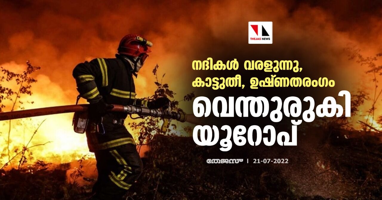 നദികൾ വരളുന്നു, കാട്ടുതീ, ഉഷ്ണതരംഗം; വെന്തുരുകി യൂറോപ് നദികൾ വരളുന്നു, കാട്ടുതീ, ഉഷ്ണതരംഗം; വെന്തുരുകി യൂറോപ്
