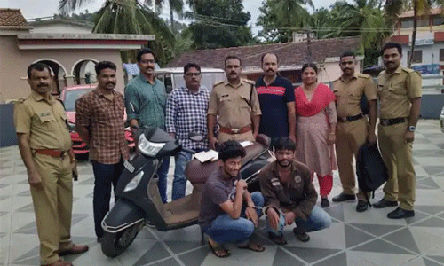 കുന്ദമംഗലത്ത് 10 ലക്ഷം രൂപയുടെ ഹാഷിഷ് ഓയില്‍ പിടികൂടി