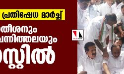രാജ്ഭവന് പ്രതിഷേധ മാര്ച്ച്;വി ഡി സതീശനും രമേശ് ചെന്നിത്തലയും അറസ്റ്റില് രാജ്ഭവന് പ്രതിഷേധ മാര്ച്ച്;വി ഡി സതീശനും രമേശ് ചെന്നിത്തലയും അറസ്റ്റില്