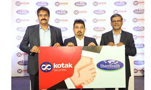 കൊട്ടക്ക് സെക്യൂരിറ്റീസും, ഷെയര്‍വെല്‍ത്തും ബിസിനസ്സ് സഖ്യം പ്രഖ്യാപിച്ചു