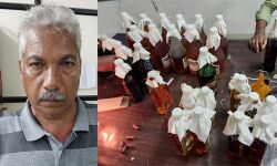 കടത്തിക്കൊണ്ടുവന്ന ഡിഫന്സ് സര്വീസിന്റെ മദ്യവുമായി ലോട്ടറി വില്പ്പനക്കാരന് പിടിയില് കടത്തിക്കൊണ്ടുവന്ന ഡിഫന്സ് സര്വീസിന്റെ മദ്യവുമായി ലോട്ടറി വില്പ്പനക്കാരന് പിടിയില്