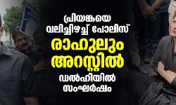 പ്രിയങ്കയെ വലിച്ചിഴച്ച് പോലിസ്; രാഹുലും അറസ്റ്റിൽ; ഡൽഹിയിൽ സംഘർഷം പ്രിയങ്കയെ വലിച്ചിഴച്ച് പോലിസ്; രാഹുലും അറസ്റ്റിൽ; ഡൽഹിയിൽ സംഘർഷം