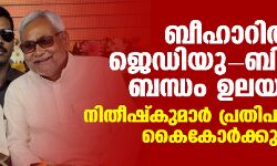 ബീഹാറില്‍ ജെഡിയു- ബിജെപി ബന്ധം ഉലയുന്നു; നിതീഷ്‌കുമാര്‍ പ്രതിപക്ഷവുമായി കൈകോര്‍ക്കുമോ?