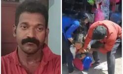 മൊബൈൽ ഫോൺ ചോദിച്ചിട്ട് കൊടുത്തില്ല; കൊല്ലത്ത് നടുറോഡിൽ യുവതിയെ ക്രൂരമായി മർദ്ദിച്ച് ഭർത്താവ്