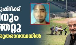 സല്‍മാന്‍ റുഷ്ദിക്ക് കരളിനും കുത്തേറ്റു; അതീവ ഗുരുതരാവസ്ഥയില്‍