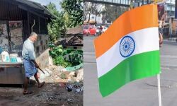 പ്ലാസ്റ്റിക് നിര്‍മിത ദേശീയ പതാക കത്തിച്ചു; വ്യാപാരി അറസ്റ്റില്‍