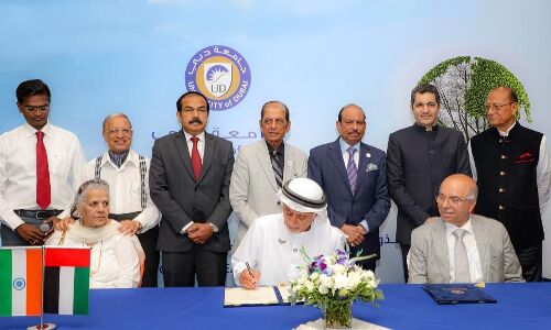 യുഎഇ ഇന്ത്യന്‍ സര്‍വ്വകലാശാലകള്‍ തമ്മില്‍ സഹകരണത്തിനു ധാരണ