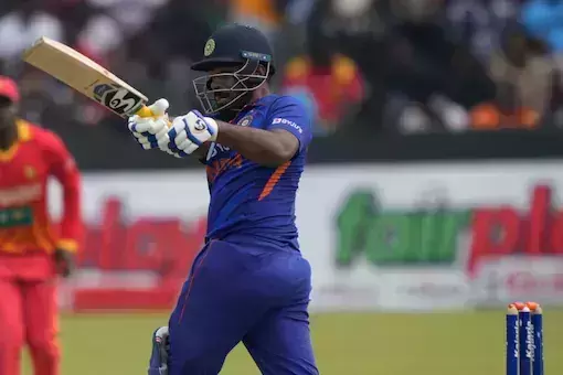 സിംബാബ്‌വെയ്‌ക്കെതിരേ ഇന്ത്യയ്ക്ക് പരമ്പര; സഞ്ജു മാന്‍ ഓഫ് ദി മാച്ച്