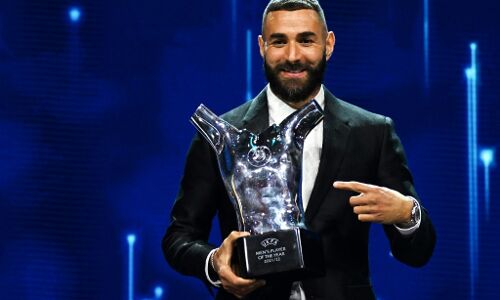 യുവേഫാ പ്ലെയര്‍ ഓഫ് ദി ഇയര്‍ പുരസ്‌കാരം കരീം ബെന്‍സിമയ്ക്ക്