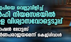ബിജെപിയെ വെല്ലുവിളിച്ച് ഡല്‍ഹി നിയമസഭയില്‍ നാളെ വിശ്വാസവോട്ടെടുപ്പ്; ഓപറേഷന്‍ ലോട്ടസ് സമ്പൂര്‍ണപരാജയമെന്ന് കെജ്‌രിവാള്‍