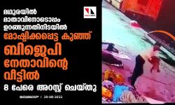 മഥുരയില്‍ മാതാവിനോടൊപ്പം ഉറങ്ങുന്നതിനിടയില്‍ മോഷ്ടിക്കപ്പെട്ട കുഞ്ഞ് ബിജെപി നേതാവിന്റെ വീട്ടില്‍; 8 പേരെ അറസ്റ്റ് ചെയ്തു