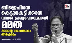 ബിജെപിയെ കെട്ടുകെട്ടിക്കാന്‍ വമ്പന്‍ പ്രഖ്യാപനവുമായി മമത; 300ന്റെ അഹങ്കാരം തീര്‍ക്കും