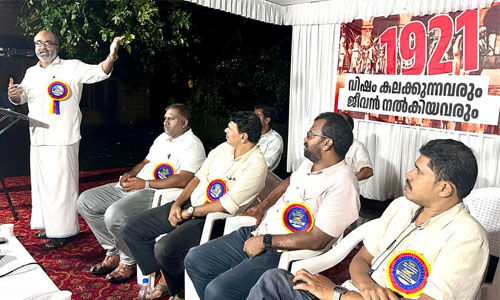 മരണം ആഘോഷമാക്കിയ മലബാര് സമര പോരാളികളുടെ സ്മരണ സംഘപരിവാരം ഭയപ്പെടുന്നു: സി അബ്ദുല് ഹമീദ് മരണം ആഘോഷമാക്കിയ മലബാര് സമര പോരാളികളുടെ സ്മരണ സംഘപരിവാരം ഭയപ്പെടുന്നു: സി അബ്ദുല് ഹമീദ്