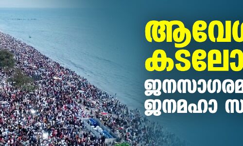 ആവേശം കടലോളം, ജനസാഗരമായി ജനമഹാ സമ്മേളനം