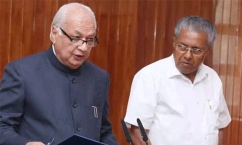കേന്ദ്ര ഏജന്റിനെപ്പോലെ പെരുമാറുന്നു; ഗവര്ണര്ക്ക് മറുപടിയുമായി പിണറായി കേന്ദ്ര ഏജന്റിനെപ്പോലെ പെരുമാറുന്നു; ഗവര്ണര്ക്ക് മറുപടിയുമായി പിണറായി