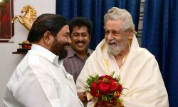 നടന്‍ മധുവിന് പിറന്നാള്‍; ആശംസകളുമായി മന്ത്രിയും സ്പീക്കറും