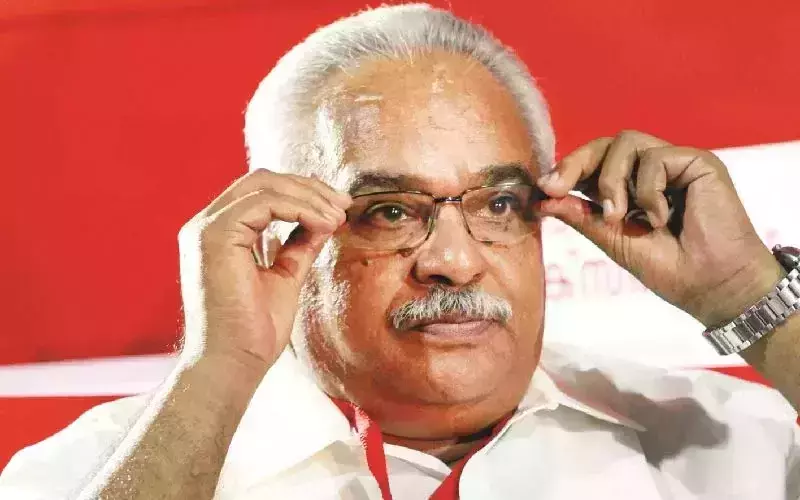 സിപിഐ സംസ്ഥാനസെക്രട്ടറിയായി മൂന്നാമതും കാനം രാജേന്ദ്രന് സിപിഐ സംസ്ഥാനസെക്രട്ടറിയായി മൂന്നാമതും കാനം രാജേന്ദ്രന്