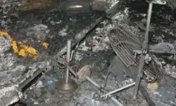 യുപിയില്‍ ദുര്‍ഗാപൂജ പന്തലില്‍ തീപ്പിടിത്തം; മരിച്ചവരുടെ എണ്ണം അഞ്ചായി