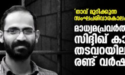 നാവ് മുറിക്കുന്ന സംഘപരിവാരകാലം; മാധ്യമപ്രവര്‍ത്തകന്‍ സിദ്ദിഖ് കാപ്പന്‍ തടവറയിലായിട്ട് രണ്ട് വര്‍ഷം