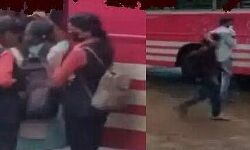 വിദ്യാര്‍ഥികളെ കയറ്റാതെ മഴയത്ത് നിര്‍ത്തിയ ബസ് പോലിസ് കസ്റ്റഡിയില്‍ എടുത്തു; 10,000 രൂപ പിഴ