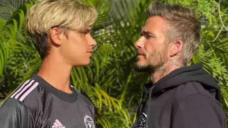 റോമിയോ ബെക്കാം പ്രീമിയര്‍ ലീഗിലേക്ക്; ബ്രന്റ്‌ഫോഡിനൊപ്പം പരിശീലനം