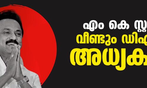 എം കെ സ്റ്റാലിന്‍ വീണ്ടും ഡിഎംകെ അധ്യക്ഷന്‍