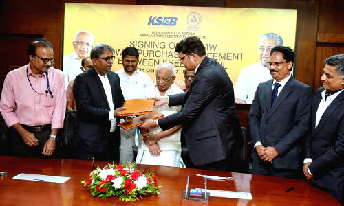 നെയ്വേലി ലിഗ്നൈറ്റ് കോര്പറേഷനില് നിന്ന് കെഎസ്ഇബി 400 മെഗാവാട്ട് വൈദ്യുതി വാങ്ങുന്നു നെയ്വേലി ലിഗ്നൈറ്റ് കോര്പറേഷനില് നിന്ന് കെഎസ്ഇബി 400 മെഗാവാട്ട് വൈദ്യുതി വാങ്ങുന്നു