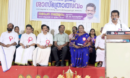 ശാസ്ത്ര സാങ്കേതിക രംഗത്ത് വിദ്യാര്‍ത്ഥികള്‍ മുന്നേറാനുള്ള പ്രവര്‍ത്തനങ്ങള്‍ നടത്തും: മന്ത്രി കെ രാധാകൃഷ്ണന്‍