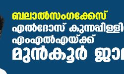ബലാല്‍സംഗക്കേസ്: എല്‍ദോസ് കുന്നപ്പിള്ളില്‍ എംഎല്‍എയ്ക്ക് മുന്‍കൂര്‍ ജാമ്യം