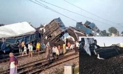 ബിഹാറില്‍ കല്‍ക്കരിയുമായി പോയ ഗുഡ്‌സ് ട്രെയിന്‍ പാളം തെറ്റി