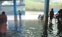 കനത്ത മഴ; കോട്ടയം മെഡിക്കല്‍ കോളജ് ആശുപത്രിയില്‍ വെള്ളക്കെട്ട്