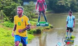 പുള്ളാവൂരിലെ കട്ടൗട്ടുകൾ ട്വിറ്ററിൽ പങ്കുവെച്ച് ഫിഫയും